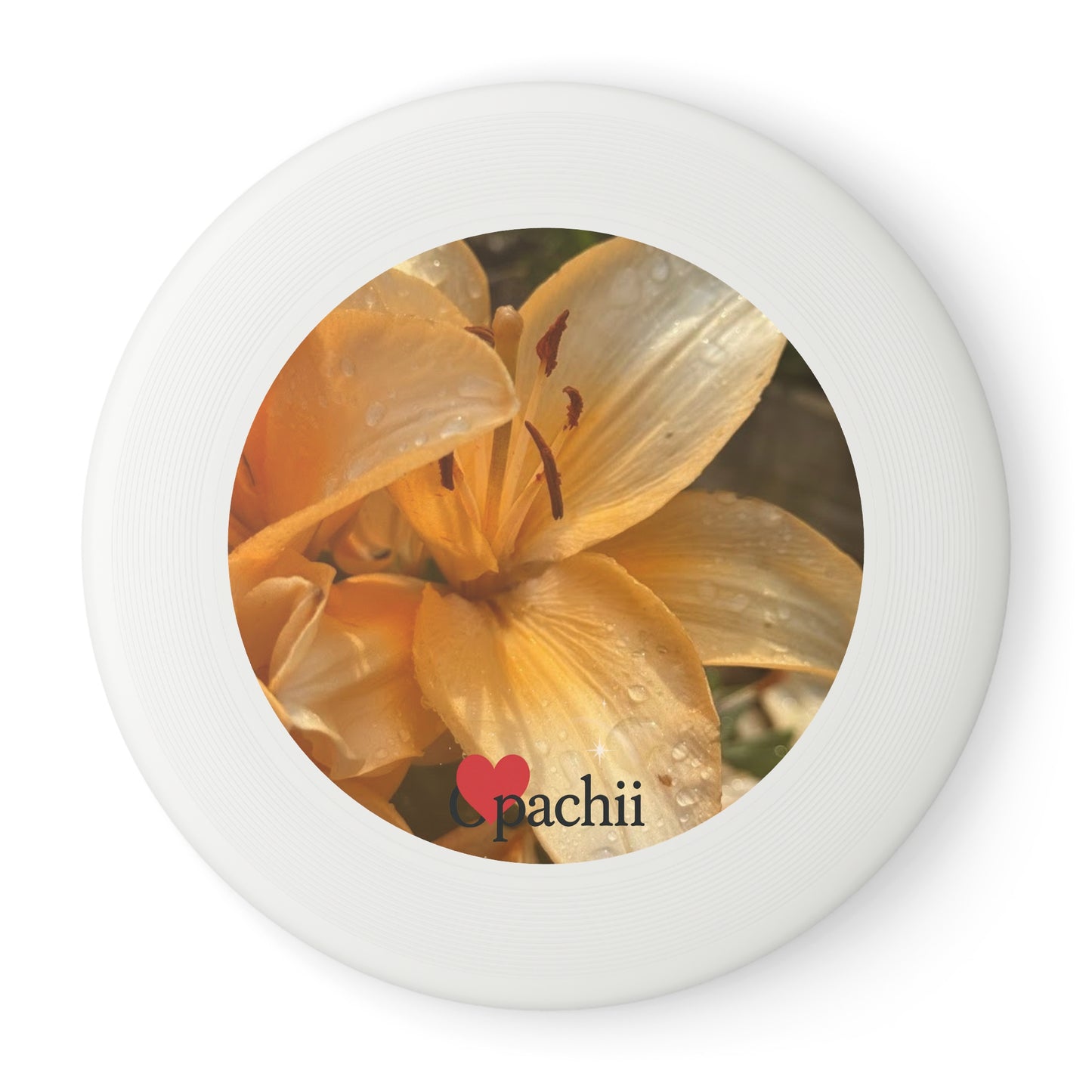 Floral Frisbee with Nature Design - Perfect for Outdoor Fun, Gifts for Friends, Summer Activities, Garden Parties, Recreational Play