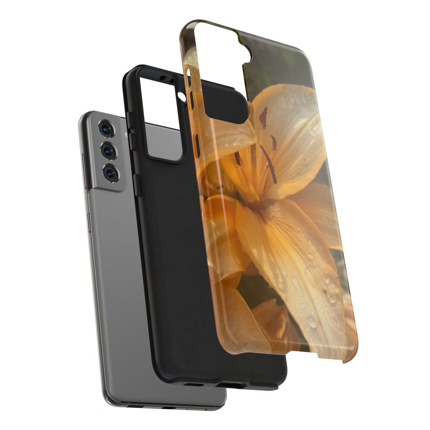 Flower Phone Case, Tough Phone Cases for Nature Lovers, Floral Phone Cover, Echinacea Floral Design, Gift for Plant Lovers