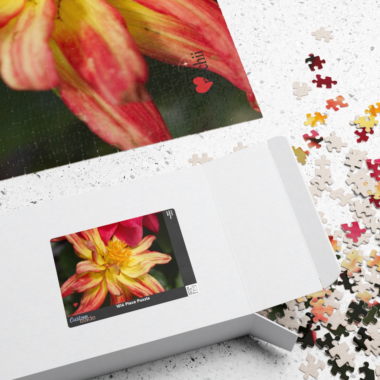 Floral Themed Puzzle - Jigsaw for Relaxation and Fun