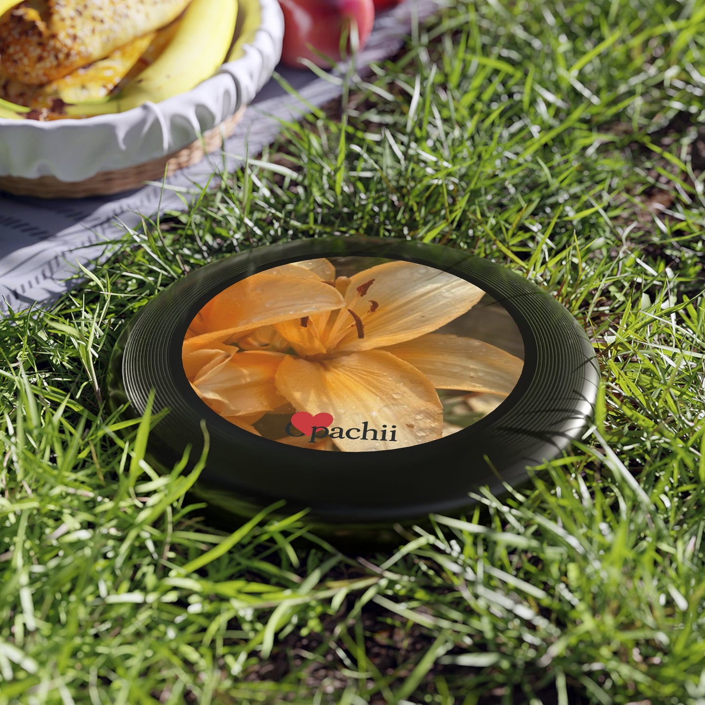 Floral Frisbee with Nature Design - Perfect for Outdoor Fun, Gifts for Friends, Summer Activities, Garden Parties, Recreational Play