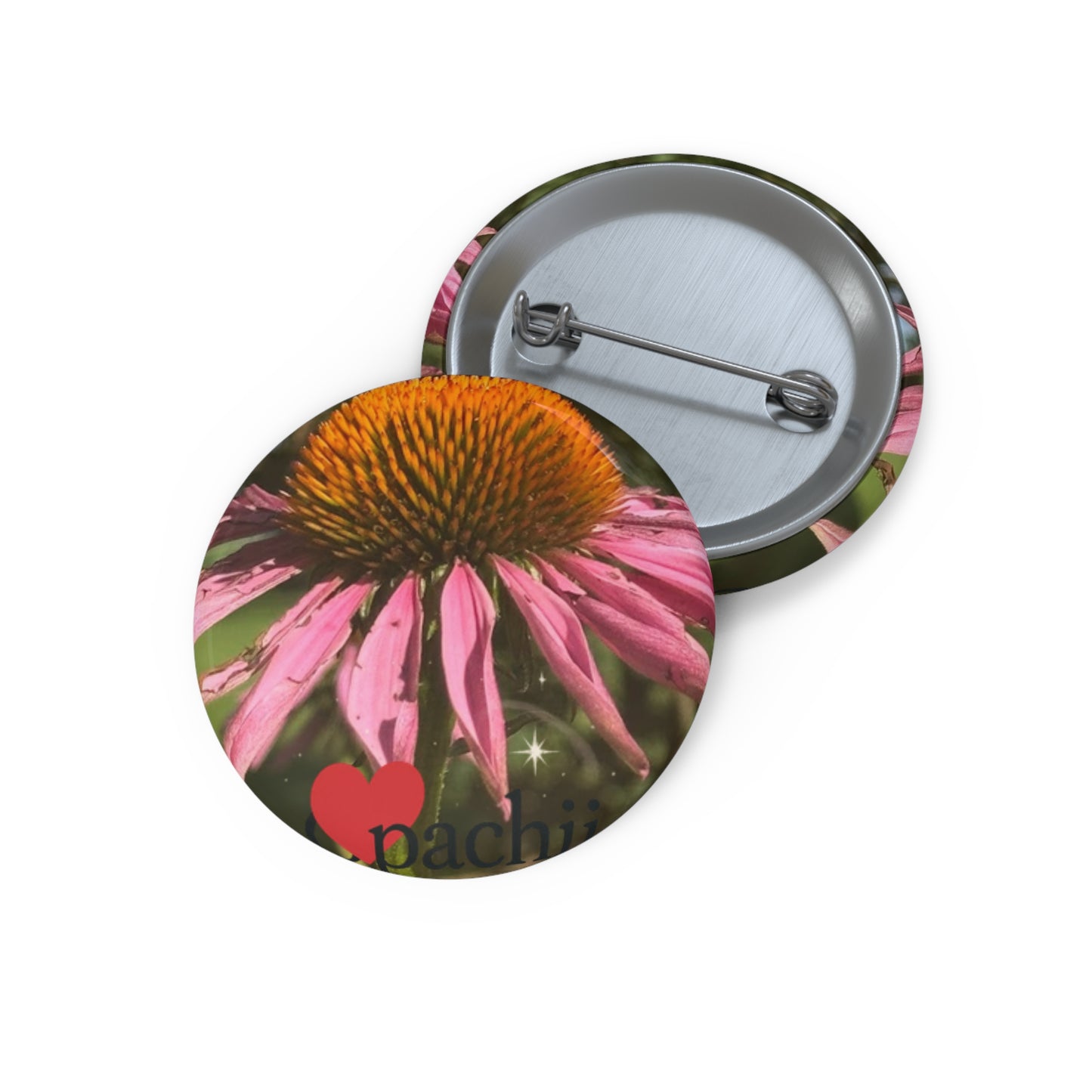 Custom Floral Pin Buttons, Personalized Accessories, Cute Gifts, Fun Party Favors, Floral Art Pins, Unique Collectibles