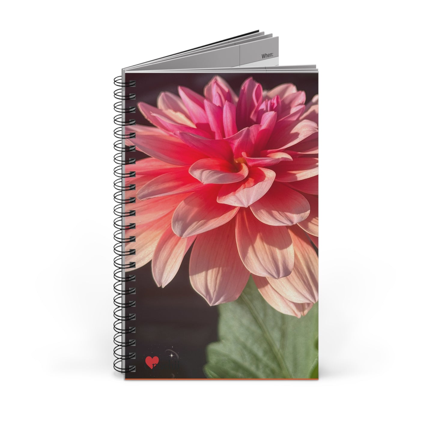 Floral Spiral Journal | Nature-Inspired Notebook for Creative Writing, Floral Gifts, Journaling, Eco-Friendly Stationery, Art Lovers