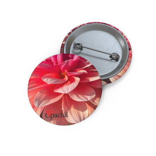 Floral Pin Buttons, Personalized Accessories, Cute Gifts, Fun Party Favors, Floral Art Pins, Unique Collectibles