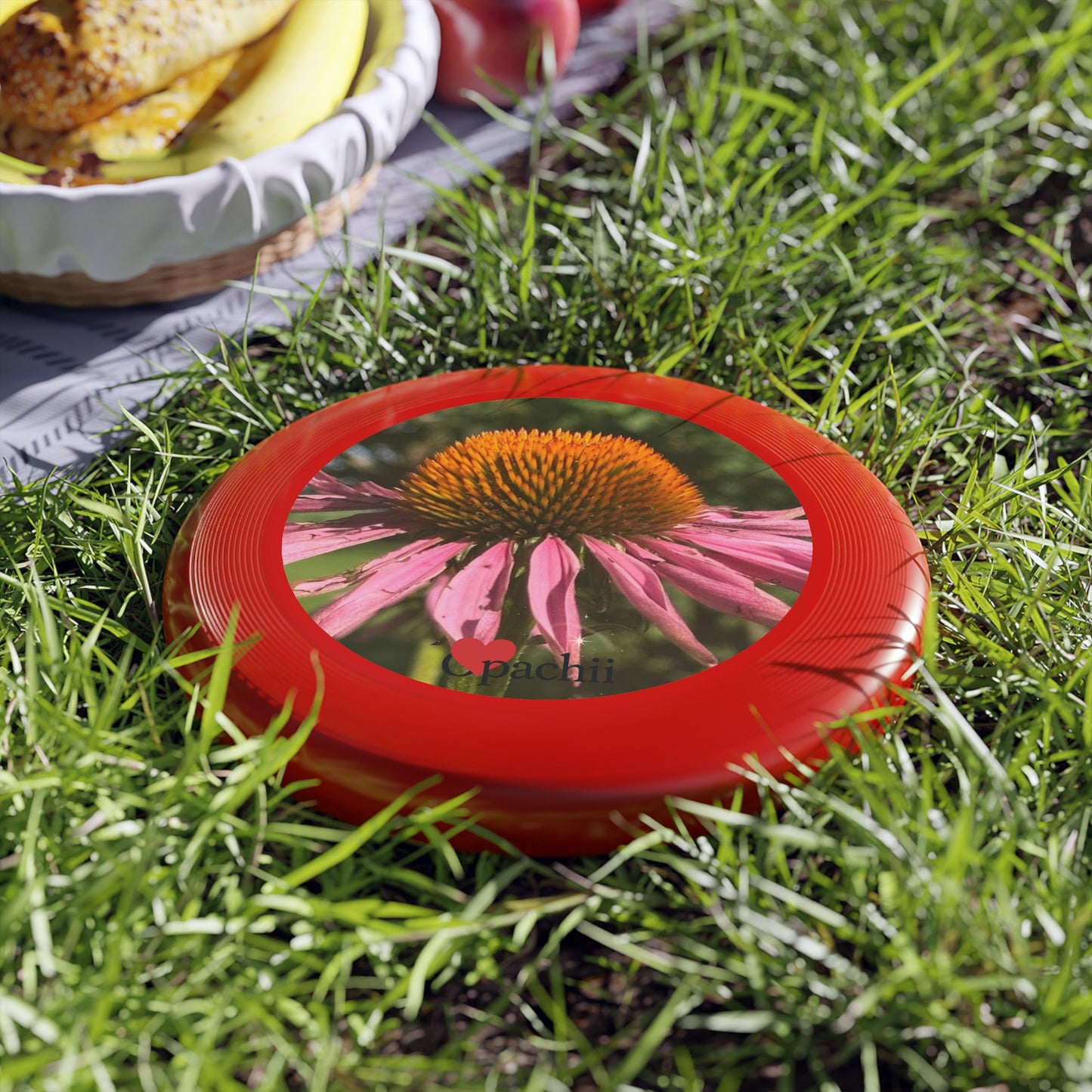 Floral Frisbee with Nature Design - Perfect for Outdoor Fun, Gifts for Friends, Summer Activities, Garden Parties, Recreational Play