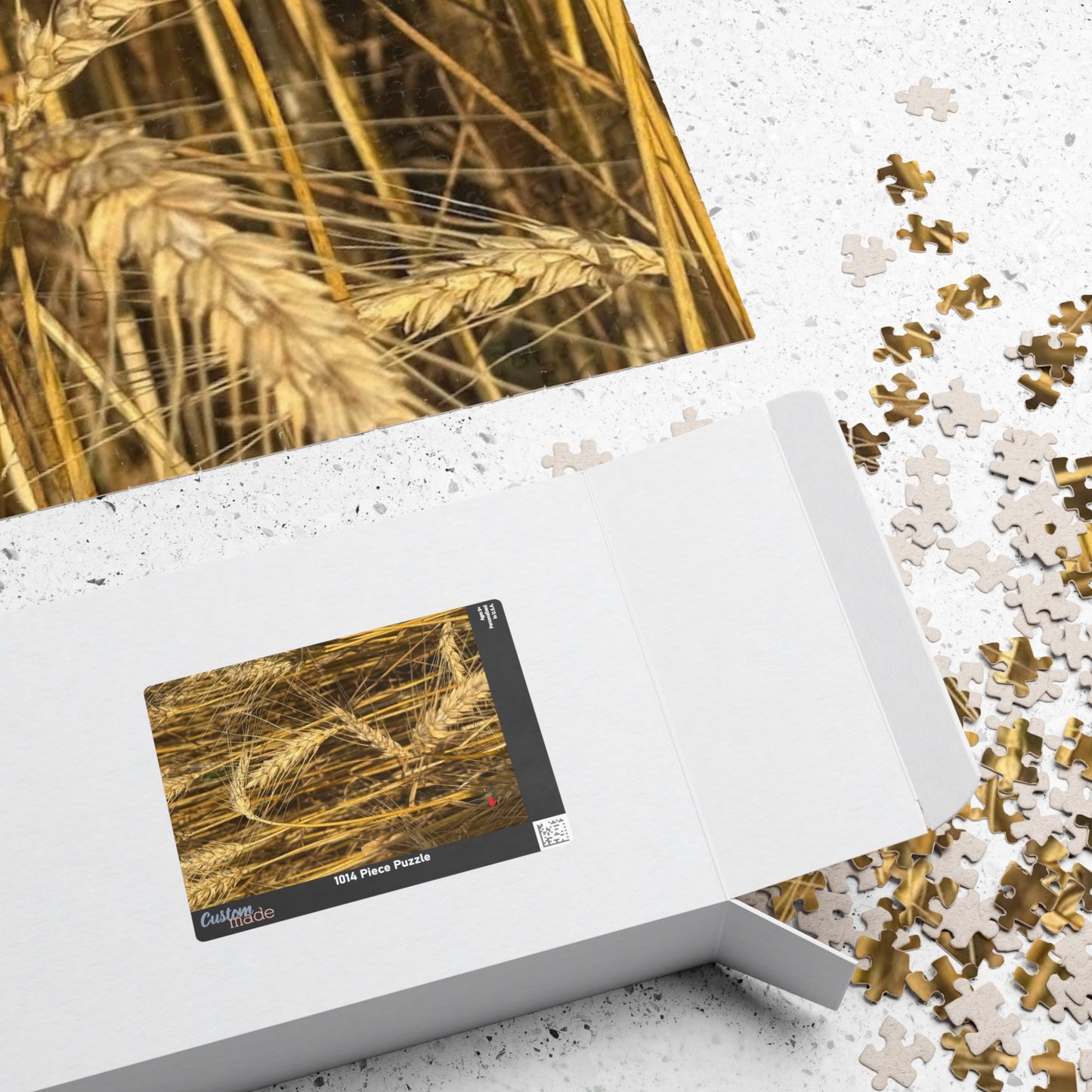 Wheat Field Puzzle - Nature Scene for Relaxation and Family Fun