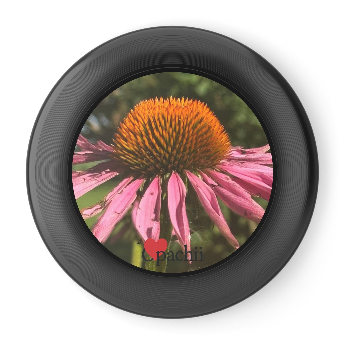 Floral Frisbee with Nature Design - Perfect for Outdoor Fun, Gifts for Friends, Summer Activities, Garden Parties, Recreational Play