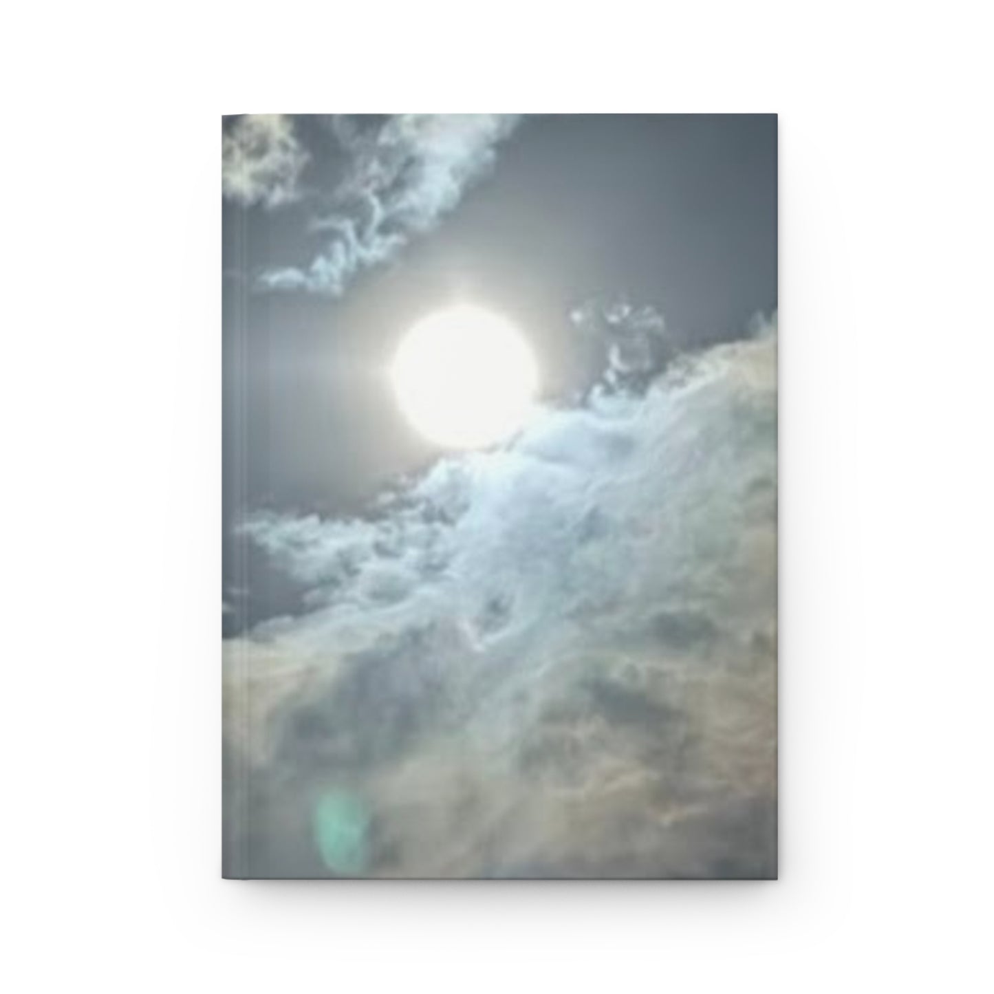 Inspirational Hardcover Journal with Sky Design - Colossians 3:17 Quote