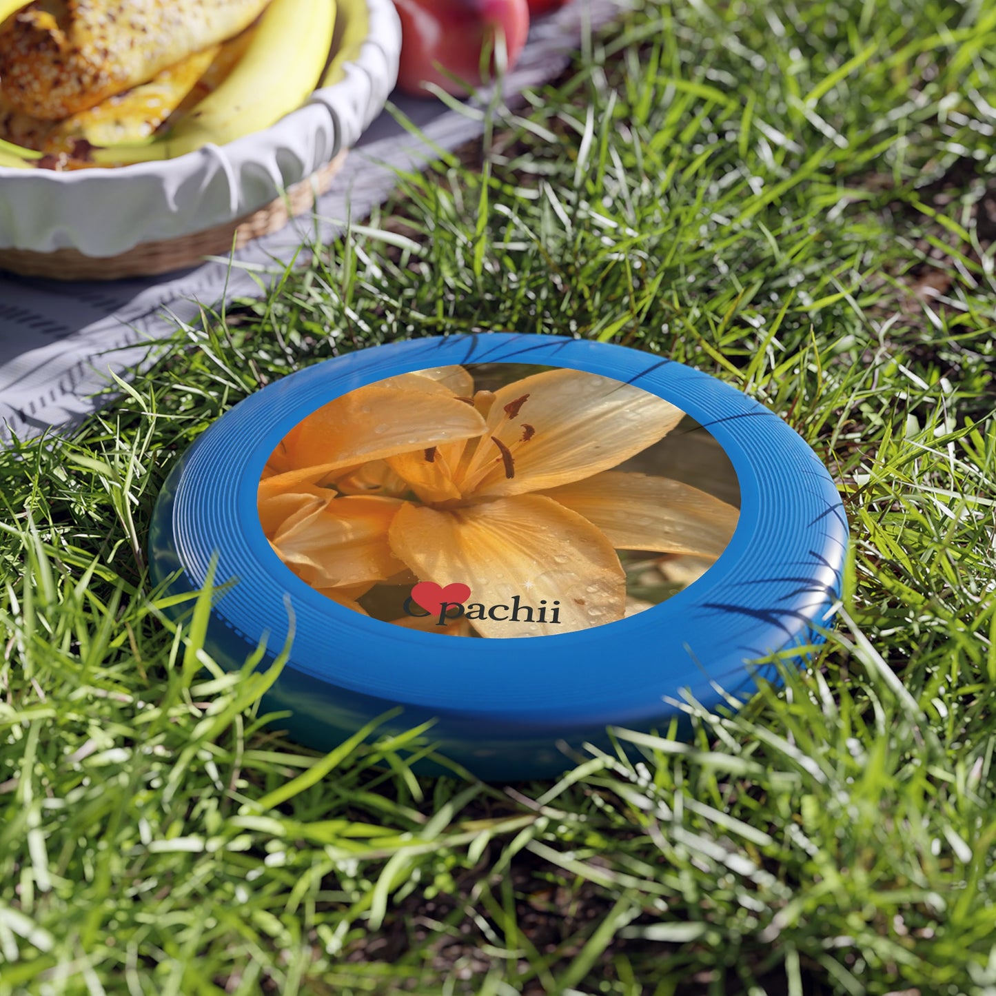 Floral Frisbee with Nature Design - Perfect for Outdoor Fun, Gifts for Friends, Summer Activities, Garden Parties, Recreational Play