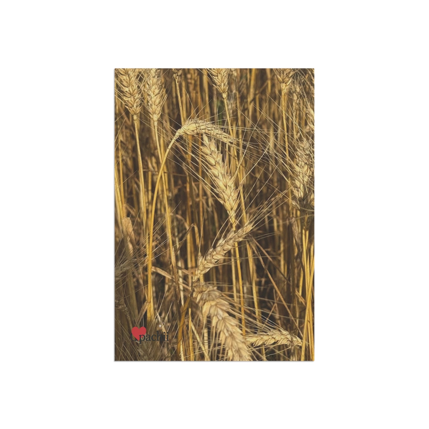 Wheat Banner, Outdoor Decorative Flag, Spring House Decor, Unique Garden Sign for Events, Enthusiast Gift