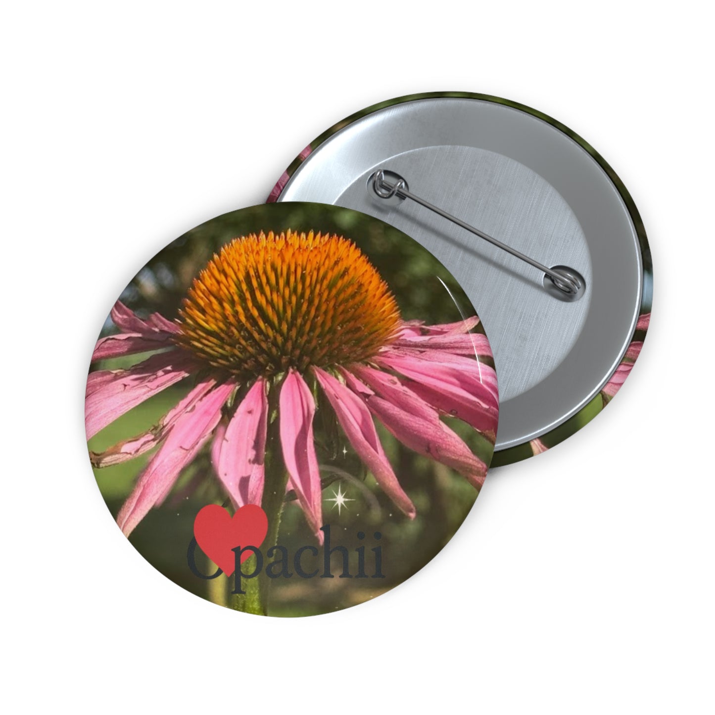 Custom Floral Pin Buttons, Personalized Accessories, Cute Gifts, Fun Party Favors, Floral Art Pins, Unique Collectibles