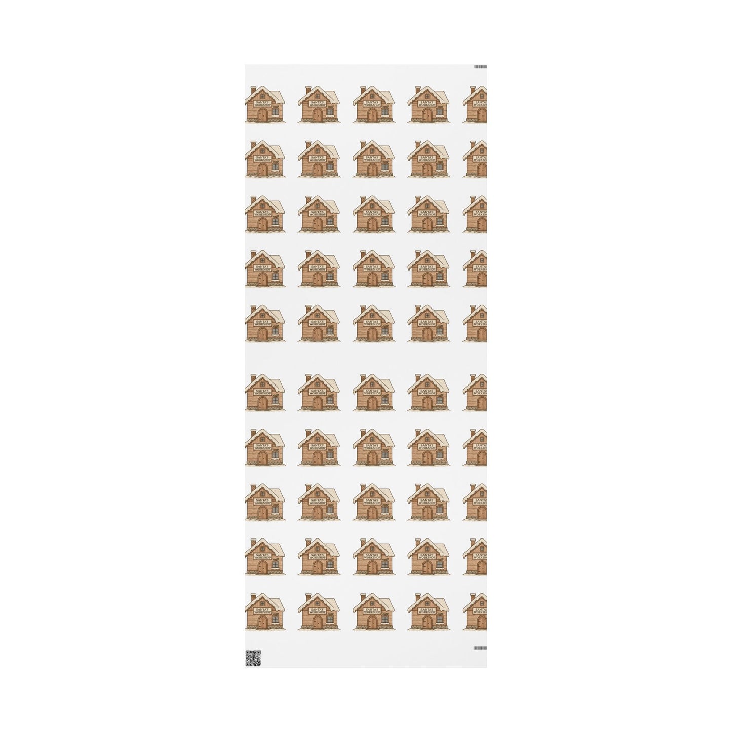 Cozy Home-Themed Wrapping Paper Roll for Holidays & Celebrations