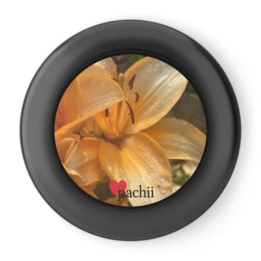 Floral Frisbee with Nature Design - Perfect for Outdoor Fun, Gifts for Friends, Summer Activities, Garden Parties, Recreational Play