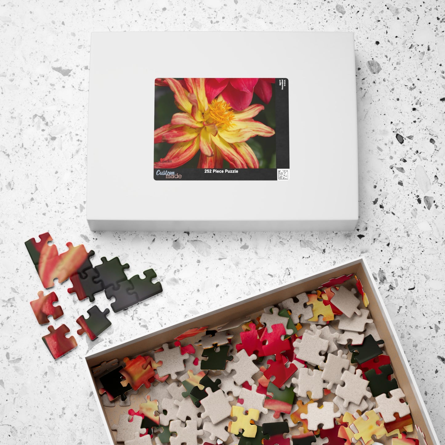 Floral Themed Puzzle - Jigsaw for Relaxation and Fun