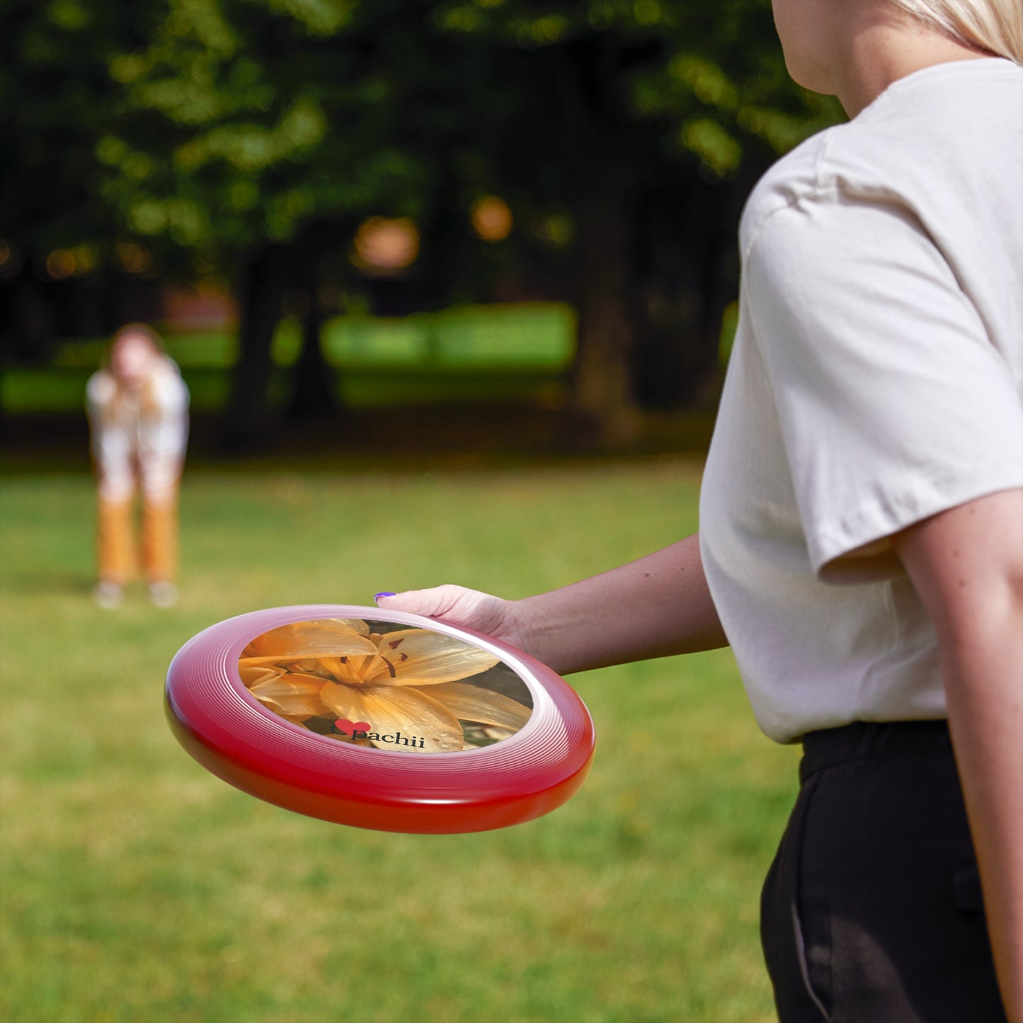 Floral Frisbee with Nature Design - Perfect for Outdoor Fun, Gifts for Friends, Summer Activities, Garden Parties, Recreational Play