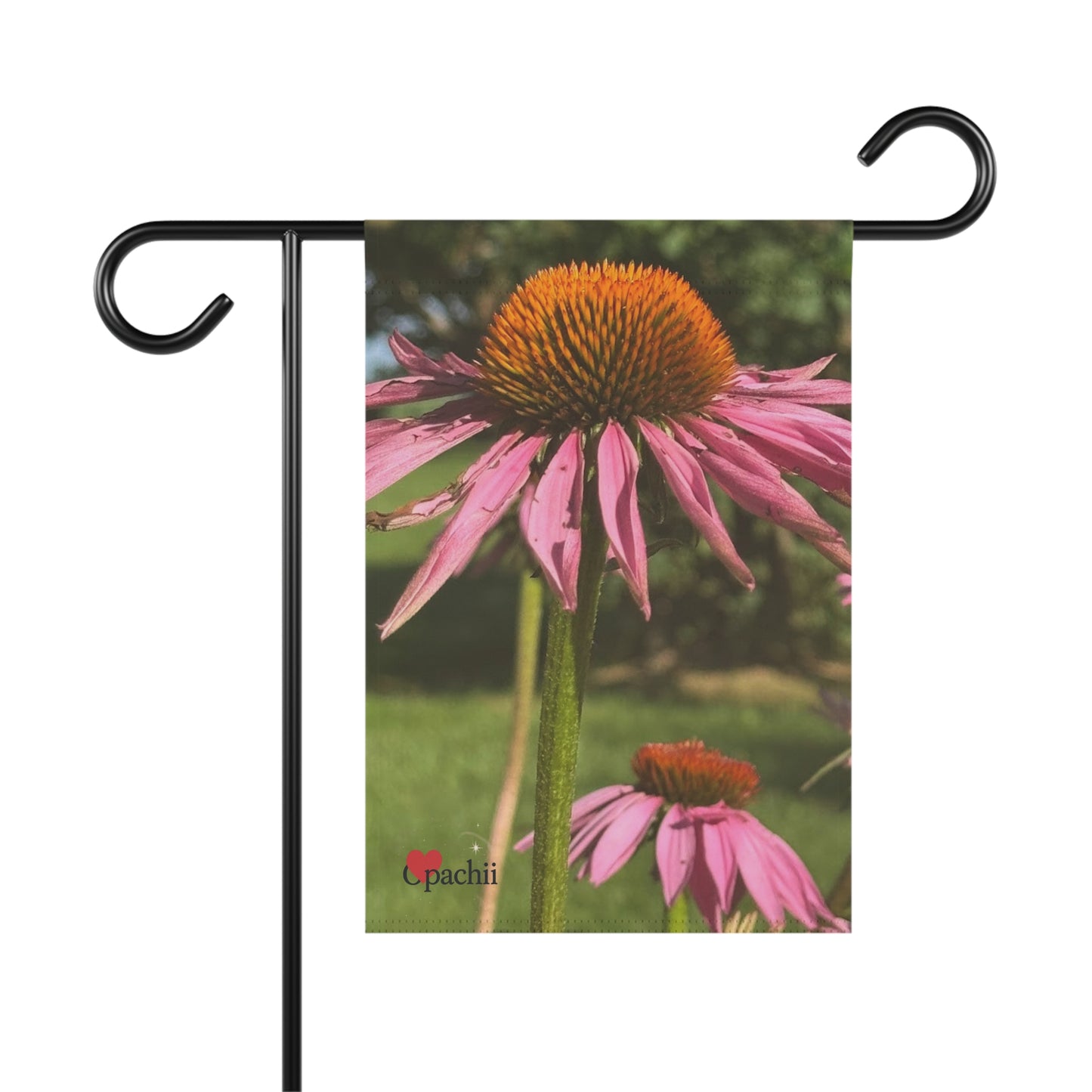Garden Floral Banner, Outdoor Decorative Flag, Spring House Decor, Unique Garden Sign for Events, Flower Enthusiast Gift