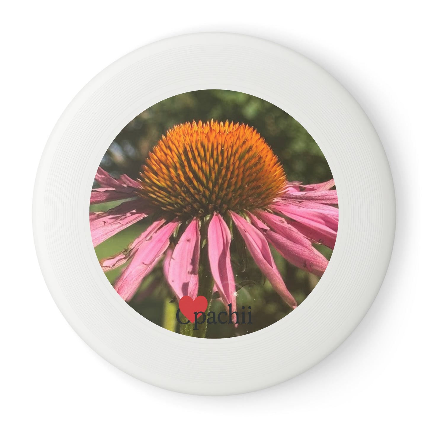 Floral Frisbee with Nature Design - Perfect for Outdoor Fun, Gifts for Friends, Summer Activities, Garden Parties, Recreational Play