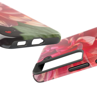 Flower Phone Case, Tough Phone Cases for Nature Lovers, Floral Phone Cover, Echinacea Floral Design, Gift for Plant Lovers