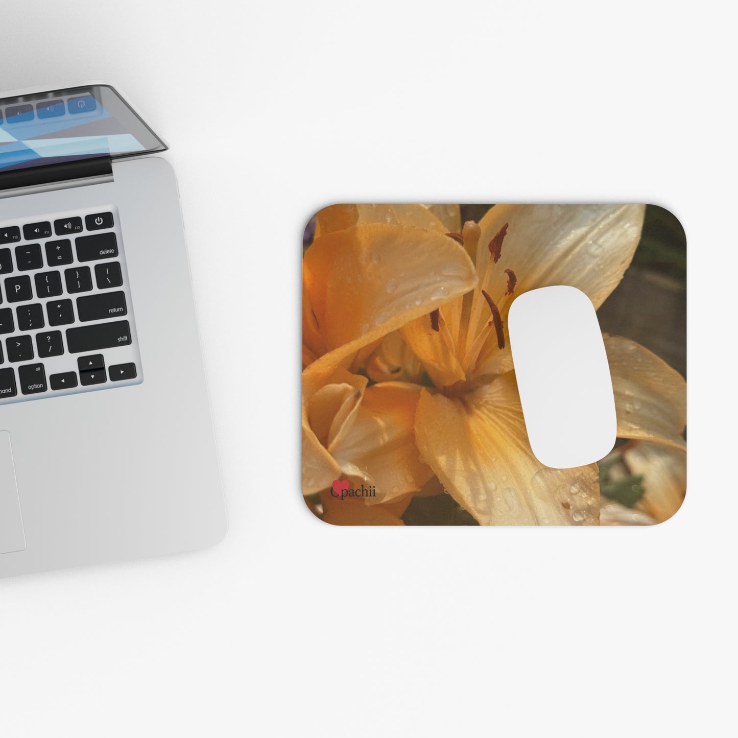 Floral Mouse Pad | Nature Desk Accessory, Flower Office Gift, Spring Decor, Ergonomic Mousepad, Floral Home Office Must-Have