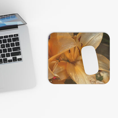 Floral Mouse Pad | Nature Desk Accessory, Flower Office Gift, Spring Decor, Ergonomic Mousepad, Floral Home Office Must-Have