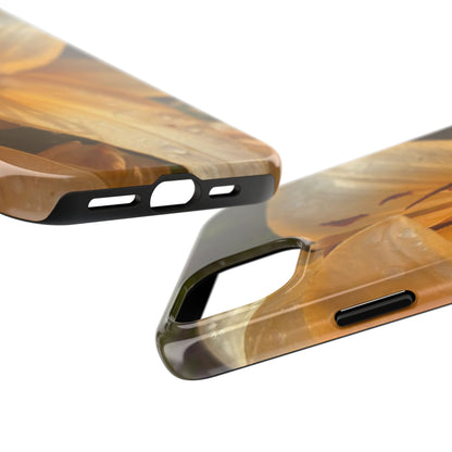 Flower Phone Case, Tough Phone Cases for Nature Lovers, Floral Phone Cover, Echinacea Floral Design, Gift for Plant Lovers