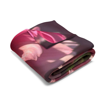 Vibrant Floral Arctic Fleece Blanket | Cozy Throw, Home Decor, Gift for Her, Picnic Blanket, Nature Lover's Accessory