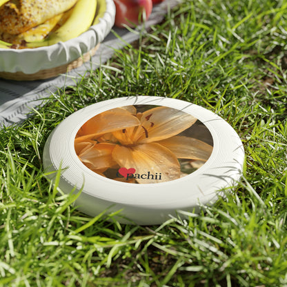 Floral Frisbee with Nature Design - Perfect for Outdoor Fun, Gifts for Friends, Summer Activities, Garden Parties, Recreational Play