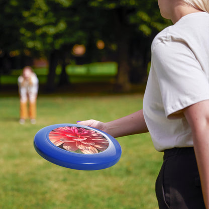 Floral Frisbee with Nature Design - Perfect for Outdoor Fun, Gifts for Friends, Summer Activities, Garden Parties, Recreational Play