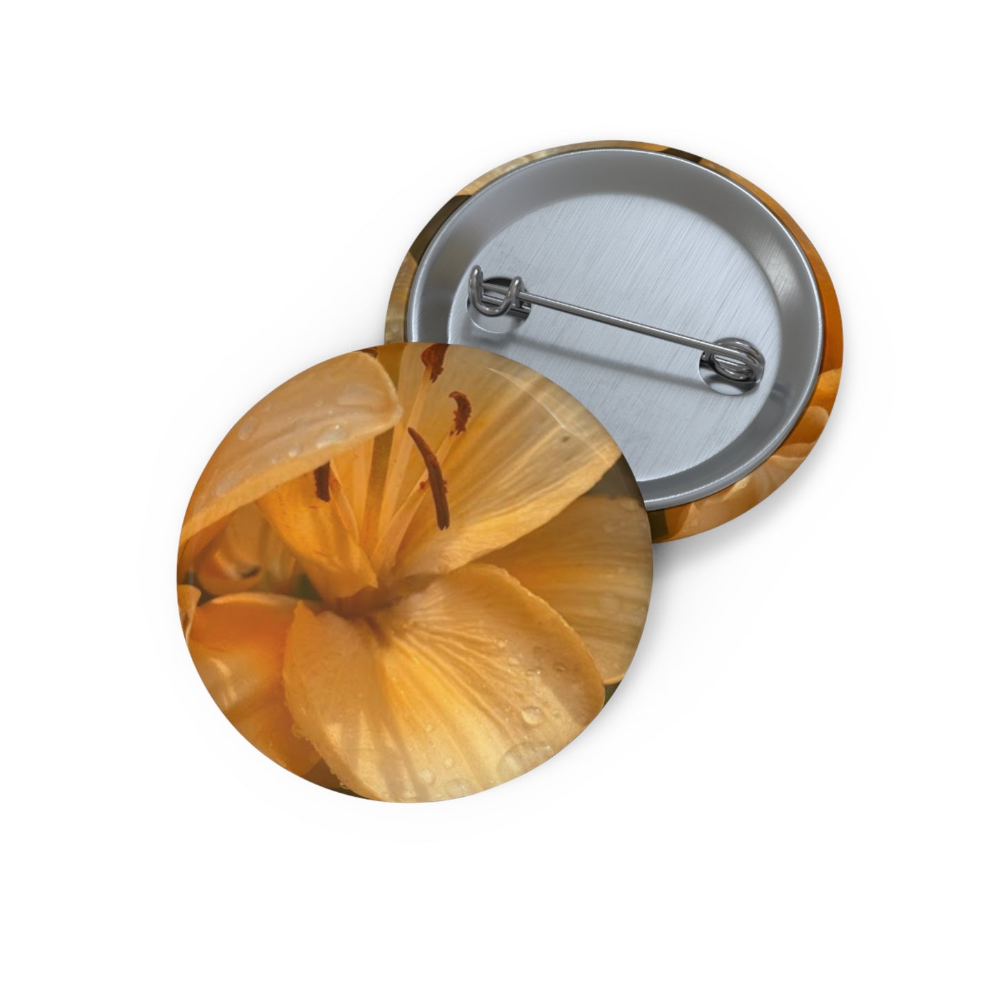 Floral Pin Buttons, Personalized Accessories, Cute Gifts, Fun Party Favors, Floral Art Pins, Unique Collectibles