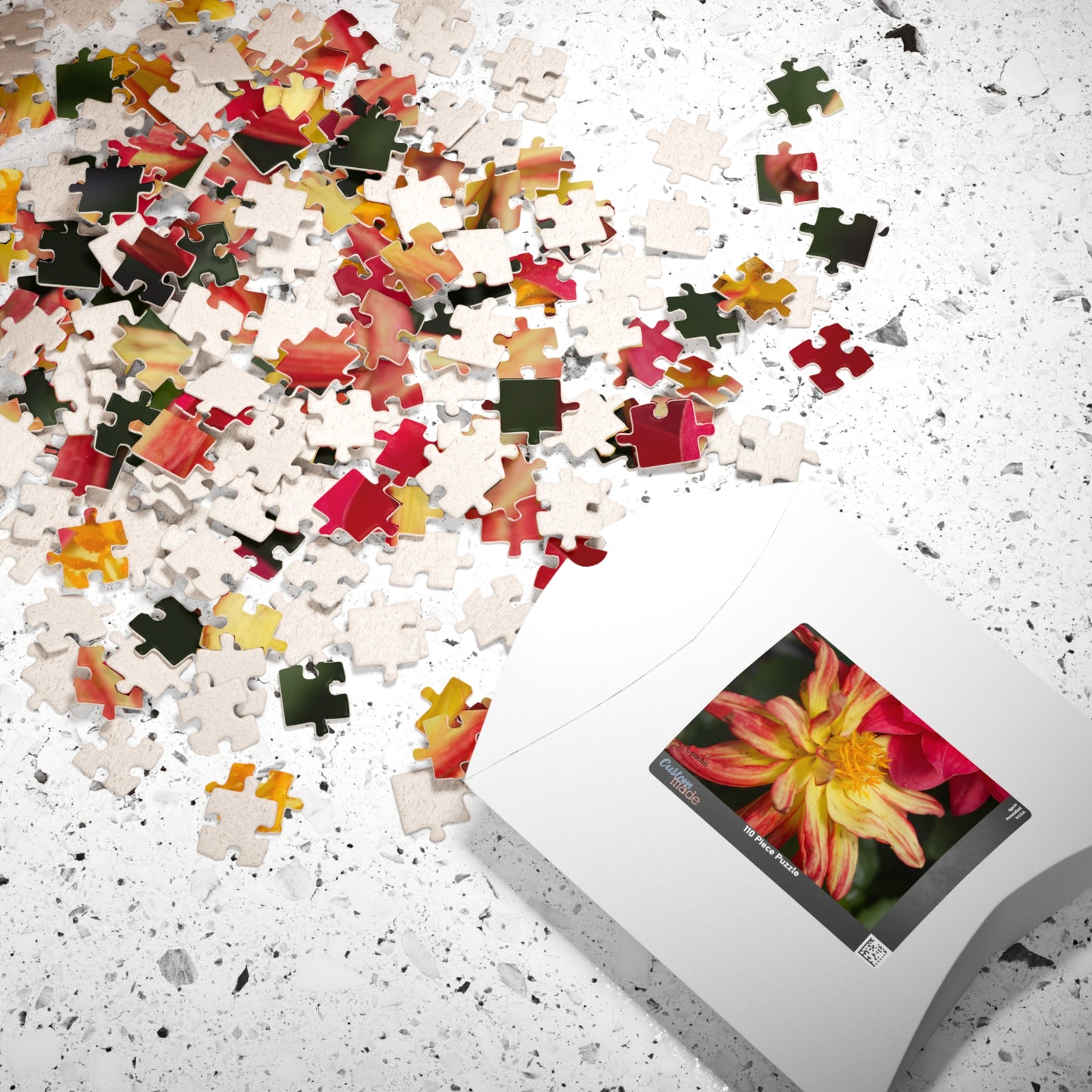 Floral Themed Puzzle - Jigsaw for Relaxation and Fun