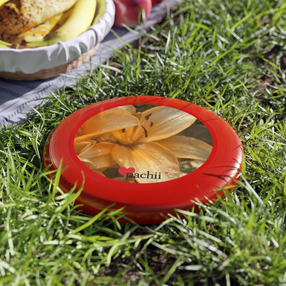 Floral Frisbee with Nature Design - Perfect for Outdoor Fun, Gifts for Friends, Summer Activities, Garden Parties, Recreational Play