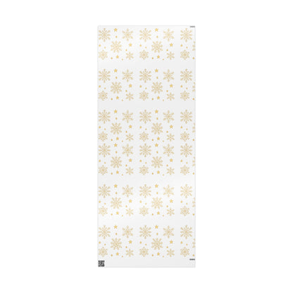 Elegant Snowflake Wrapping Paper - Perfect for Winter Celebrations