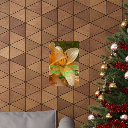 Copy of Inspirational Floral Poster, Motivational Wall Art, Positive Quote Decor, Self-Belief Print, Mindfulness Home Decoration