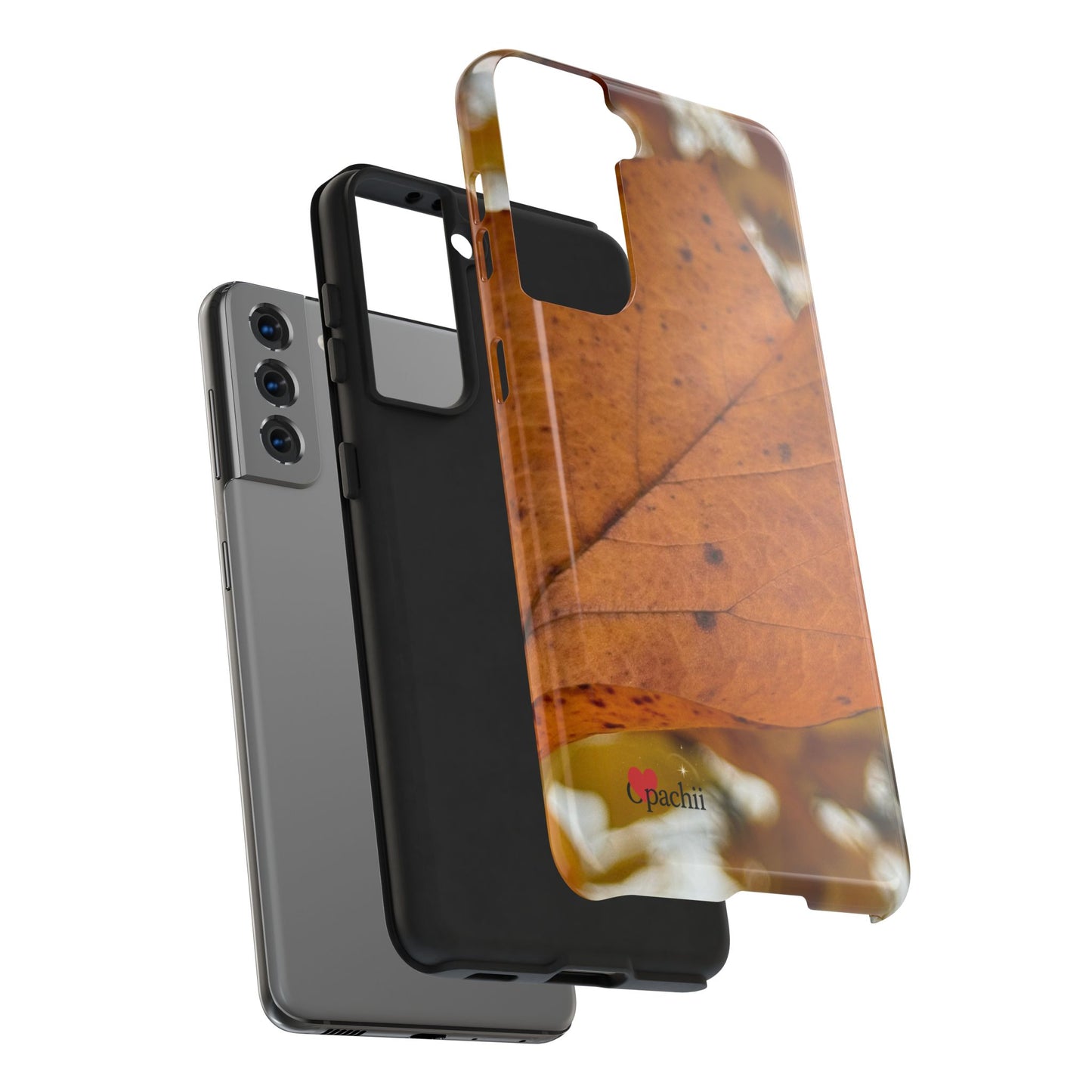🍁 Leafprint Calm – Autumn Nature Case for iPhone & Samsung
