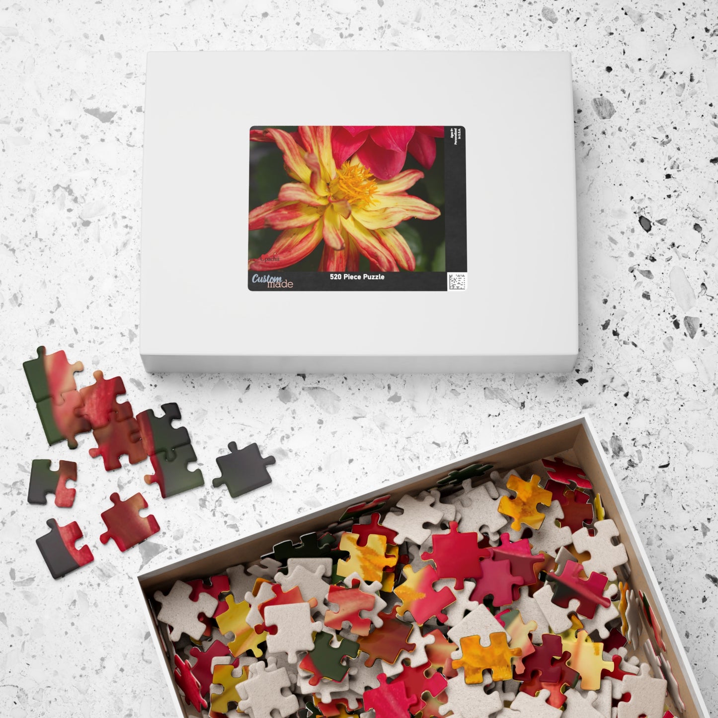 Floral Themed Puzzle - Jigsaw for Relaxation and Fun