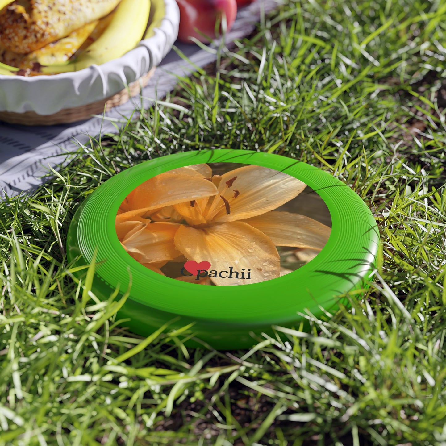 Floral Frisbee with Nature Design - Perfect for Outdoor Fun, Gifts for Friends, Summer Activities, Garden Parties, Recreational Play