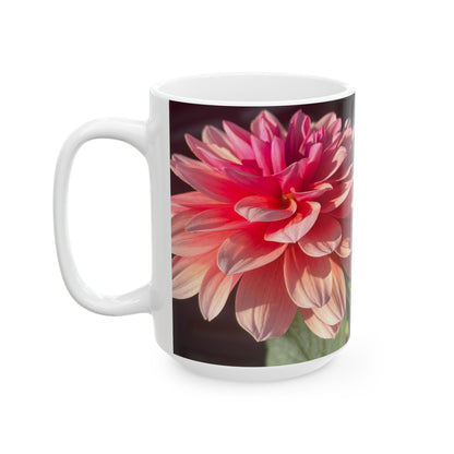 Vibrant Floral Ceramic Mug - Perfect for Coffee Lovers, Garden Enthusiasts, Spring Decor, Gifts, Home and Office