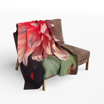 Vibrant Floral Arctic Fleece Blanket | Cozy Throw, Home Decor, Gift for Her, Picnic Blanket, Nature Lover's Accessory