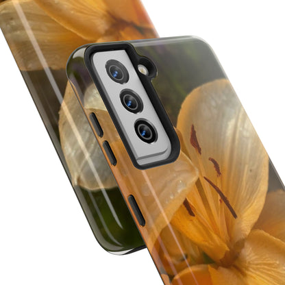 Flower Phone Case, Tough Phone Cases for Nature Lovers, Floral Phone Cover, Echinacea Floral Design, Gift for Plant Lovers