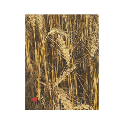 Wheat Banner, Outdoor Decorative Flag, Spring House Decor, Unique Garden Sign for Events, Enthusiast Gift