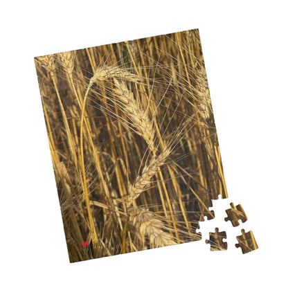 Wheat Field Puzzle - Nature Scene for Relaxation and Family Fun