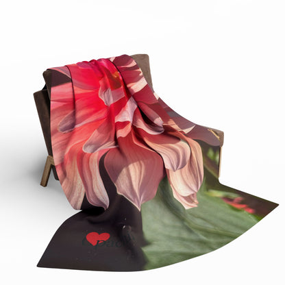 Vibrant Floral Arctic Fleece Blanket | Cozy Throw, Home Decor, Gift for Her, Picnic Blanket, Nature Lover's Accessory