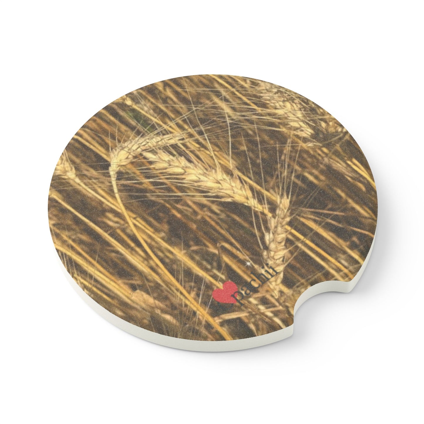 Floral Soapstone Car Coaster - Eco-Friendly Drink Holder, Car Accessories, Gift for Nature Lovers, Floral Decor, Road Trip Essentials