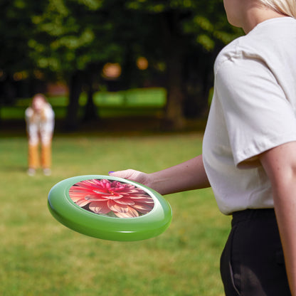 Floral Frisbee with Nature Design - Perfect for Outdoor Fun, Gifts for Friends, Summer Activities, Garden Parties, Recreational Play