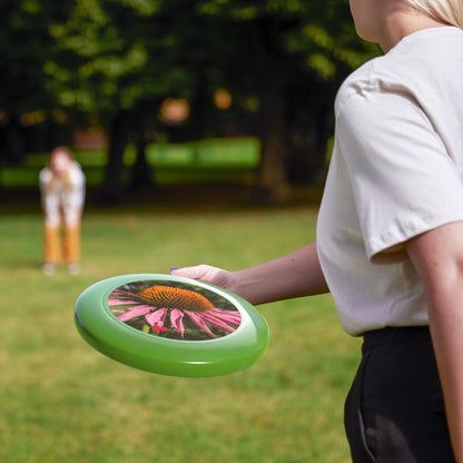 Floral Frisbee with Nature Design - Perfect for Outdoor Fun, Gifts for Friends, Summer Activities, Garden Parties, Recreational Play