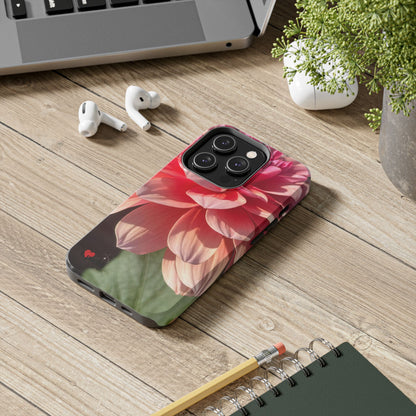 Flower Phone Case, Tough Phone Cases for Nature Lovers, Floral Phone Cover, Echinacea Floral Design, Gift for Plant Lovers
