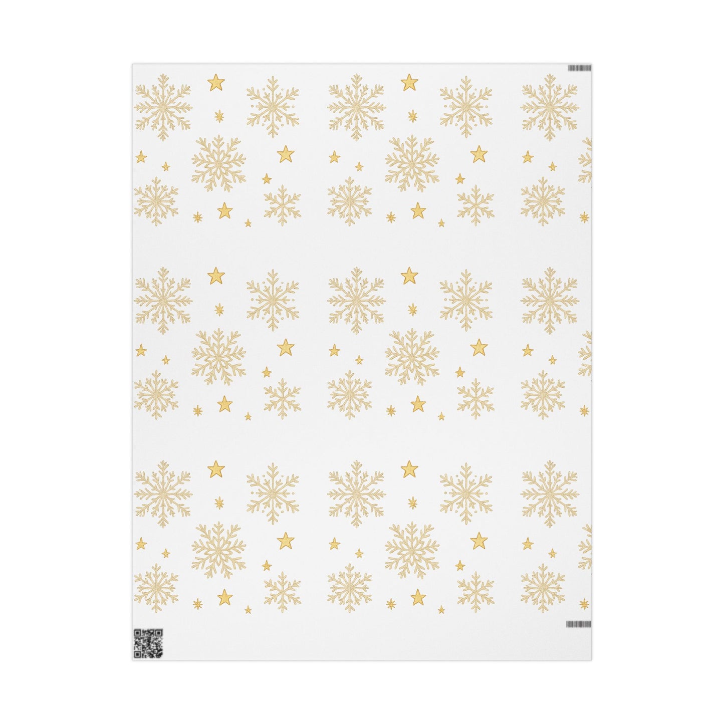 Elegant Snowflake Wrapping Paper - Perfect for Winter Celebrations