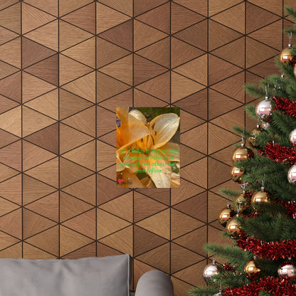 Copy of Inspirational Floral Poster, Motivational Wall Art, Positive Quote Decor, Self-Belief Print, Mindfulness Home Decoration