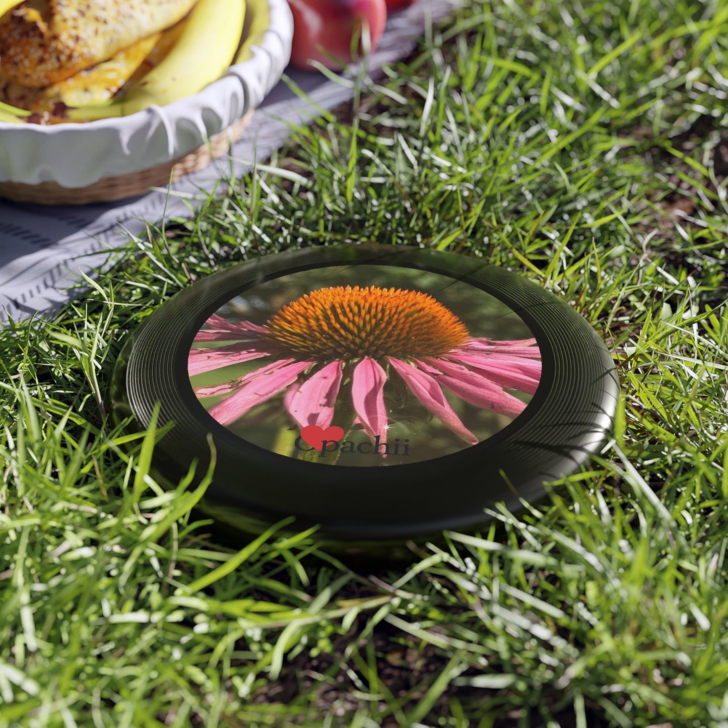 Floral Frisbee with Nature Design - Perfect for Outdoor Fun, Gifts for Friends, Summer Activities, Garden Parties, Recreational Play