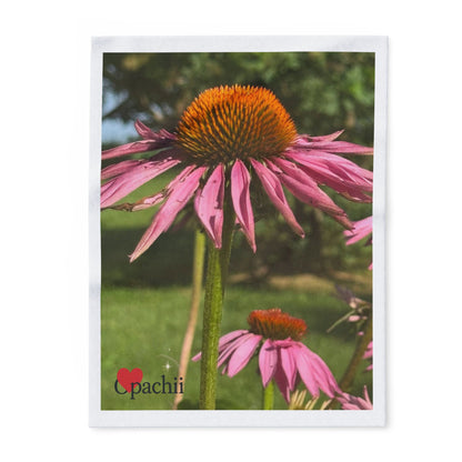 Vibrant Floral Arctic Fleece Blanket | Cozy Throw, Home Decor, Gift for Her, Picnic Blanket, Nature Lover's Accessory