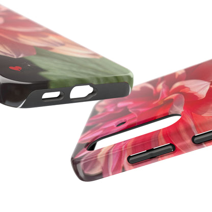 Flower Phone Case, Tough Phone Cases for Nature Lovers, Floral Phone Cover, Echinacea Floral Design, Gift for Plant Lovers